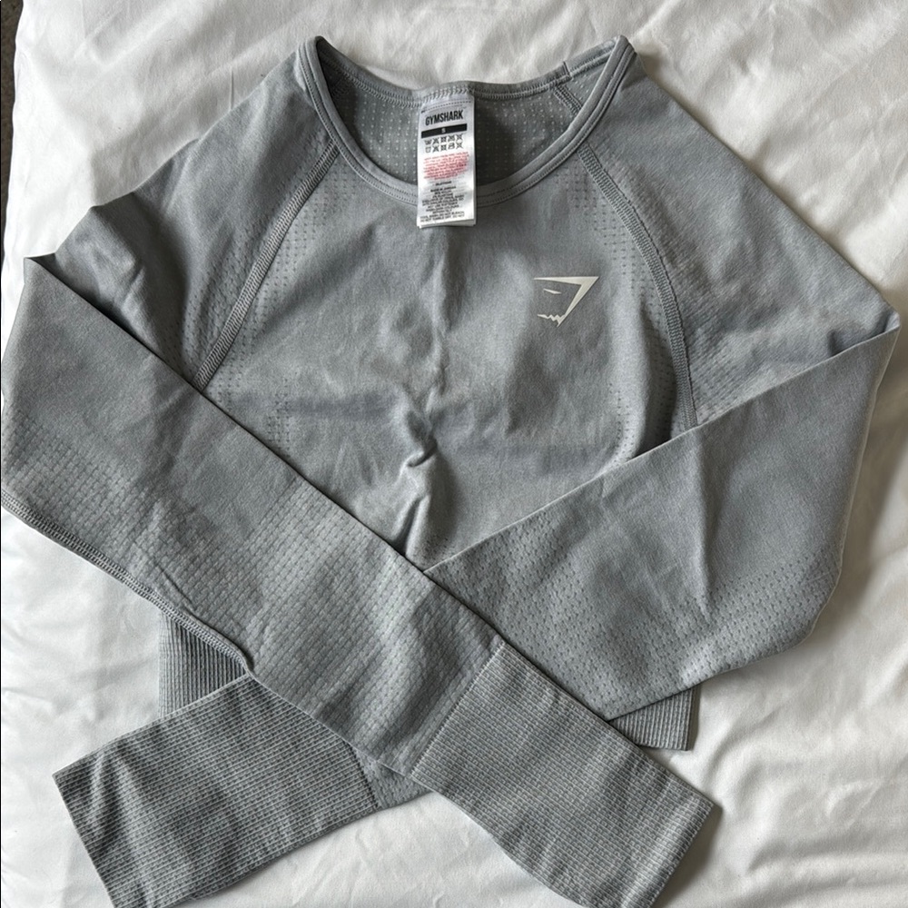 Gymshark Gray Long Sleeve Top